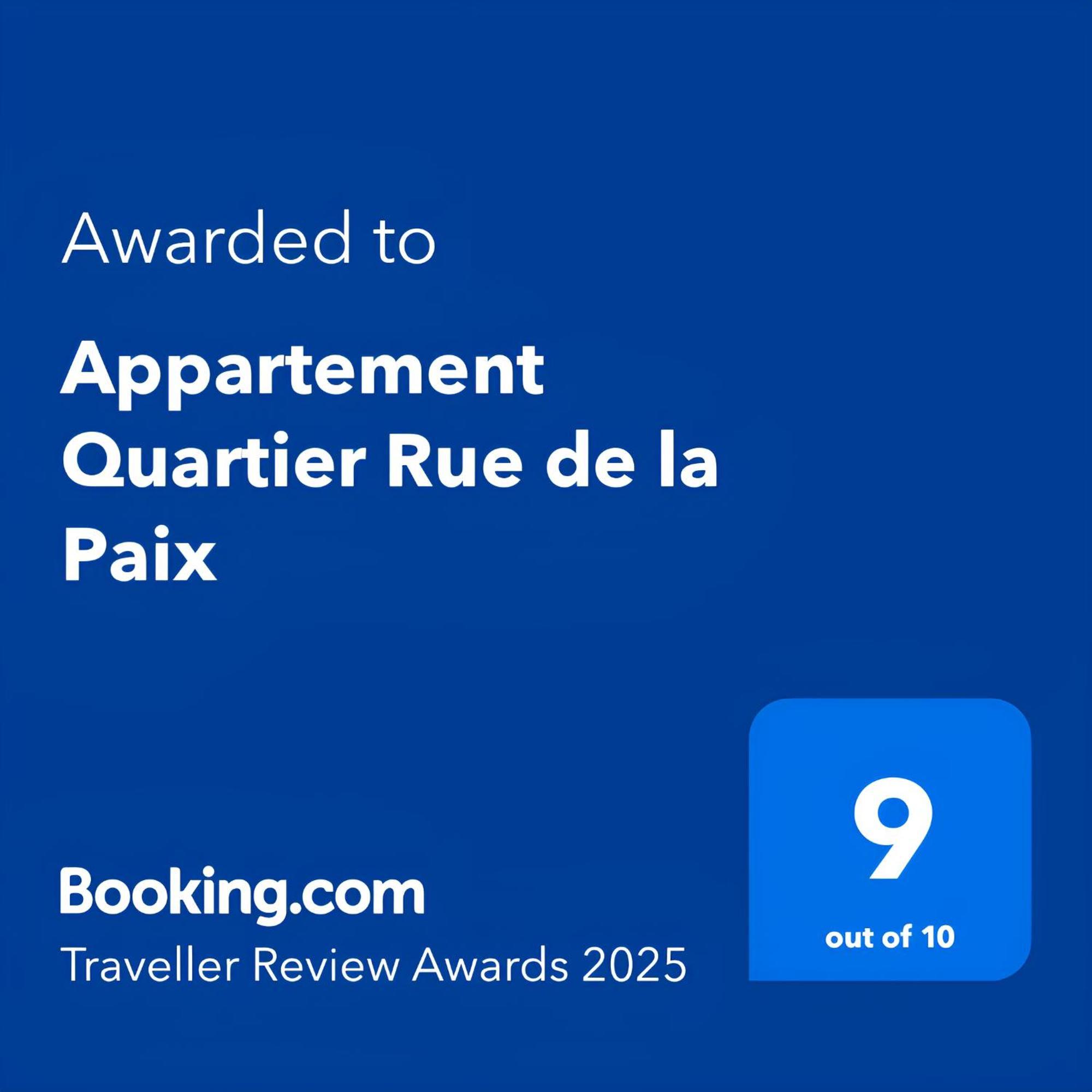 Appartement Quartier Rue De La Paix Free Netflix Paris Exterior photo